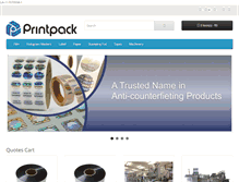 Tablet Screenshot of printpackindia.com